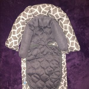 Baby car seat insert